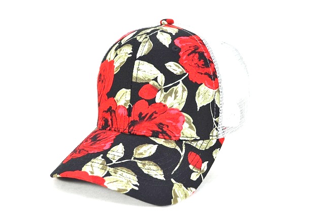 FL-022 ROSES FLOWER GREY MESH